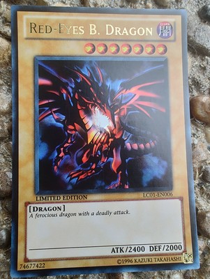 YU-GI-OH! RED-EYES B. DRAGON, LC01-EN006, LIMITED EDITION, LEGENDARY COLLECTION-image