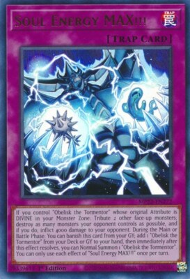 1x Soul Energy MAX!!! - 1st Editi NM Eng YuGiOh - 2022 Mega Tin - Pharoah's Gods-image