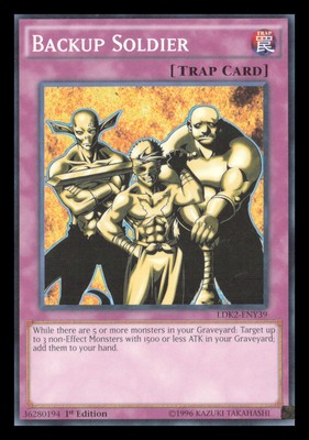 Yu-Gi-Oh Backup Soldier Legendary Decks II #LDK2-ENY39 1996 1st Edition-image