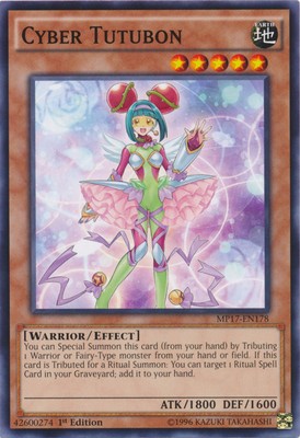 Cyber Tutubon - MP17-EN178 - Common - 1st Edition Near Mint 2017 Mega Tin Single-image