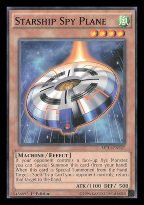Yu-Gi-Oh Starship Spy Plane 1996  #MP14-EN247-image