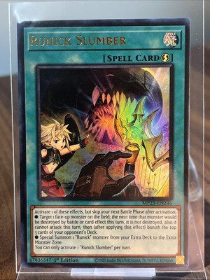 Runick Slumber MP23-EN246 25th Anniversary Tin: Dueling Heroes Mega Pack 1st...-image