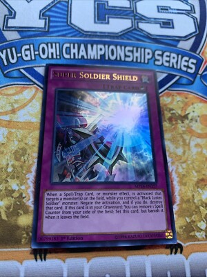YUGIOH  Super Soldier Shield MP16-EN157 1ST EDITION NM NEVER PLAYED!!!-image