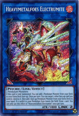Yu-Gi-Oh Card - MP18-EN229 - HEAVYMETALFOES ELECTRUMITE (secret rare holo) NM/M-image
