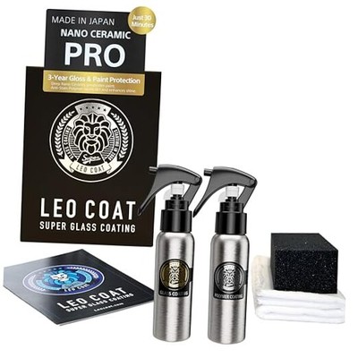 LEO COAT 2-Layer Nano-Glass Ceramic Coating [Made in Japan] – 3-Year Gloss & -image