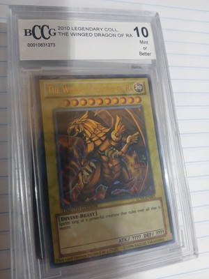 2010 The Winged Dragon of Ra LC01-EN003 Limited Edition Ultra Rare Yugioh-image