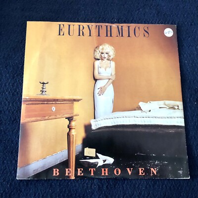RARE! Eurythmics: “Beethoven” 2 mixes , “Heaven” (1987) 12” Vinyl Promo Single-image