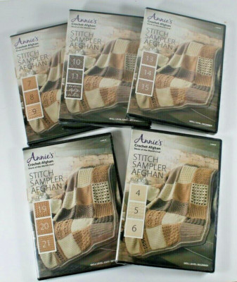 Annie's Crochet Afghan Block-of-the-Month Club - 5 DVDs - Blocks 4-15 & 19-21-image