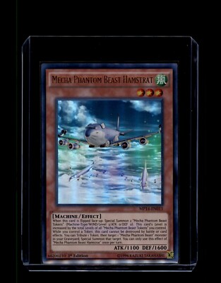Yu-Gi-Oh! Mecha Phantom Beast Hamstrat MP14-EN011 (UR) Unlim Ed-image