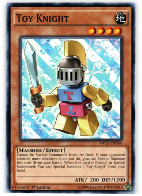 Toy Knight - MP15-EN244 - Common - 1st Edition x3 - Near Mint-image