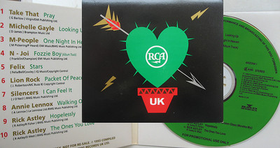 TAKE THAT CD ANNIE LENNOX RICK ASTLEY UK Promo Only UNPLAYED ROBBIE WILLIAMS-image
