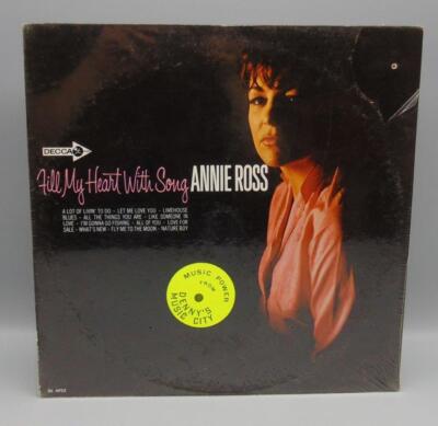 SEALED Annie Ross Fill My Heart With Song LP DL 4922 Decca Records-image