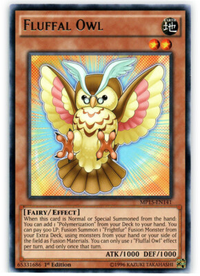 Fluffal Owl - MP15-EN141 - Rare - 1st Edition PL/MP YuGiOh!  2015 Mega-Tin Mega -image
