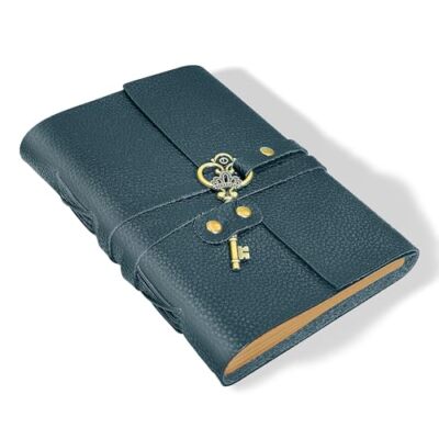  Leather Journal Genuine Leather Notebook Journal with Key - 5