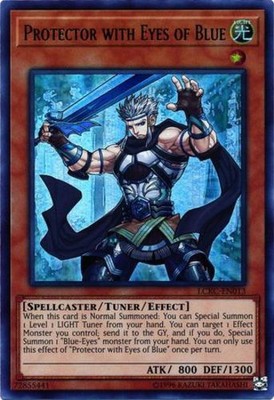Yugioh! Protector with Eyes of Blue - LCKC-EN013 - Ultra Rare - Unlimited Editio-image