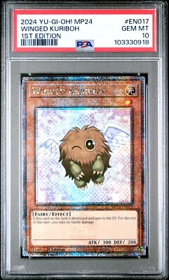 Winged Kuriboh - PSA 10 - MP24-EN017 - Quarter Century Secret Rare - Yugioh-image