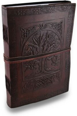 Vintage Tree of Life Leather Cover Blank Spell Sketch Book for Gift Pack of Two5-image