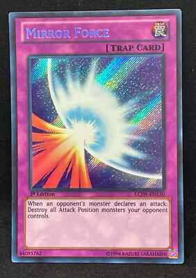 Mirror Force LCJW-EN130 Yu-Gi-Oh Legendary Collection 4 1st Edition LP-image