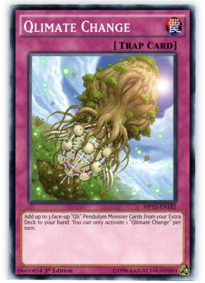 Qlimate Change - MP15-EN182 - Common - 1st Edition NM YuGiOh!  2015 Mega-Tin Meg-image