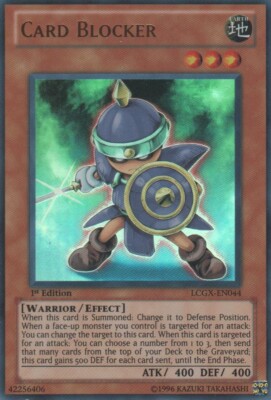 Card Blocker - LCGX-EN044 - Ultra Rare - 1st Edition x3 - Lightly Played-image