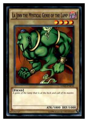 2016 Yu-Gi-Oh! #LDK2-ENK10 La Jinn the Mystical Genie of the Lamp-image