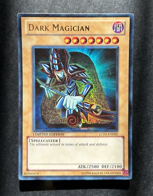 Yugioh Dark Magician LC01-EN005 RARE Legendary Collection-image