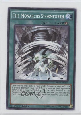 2015 Yu-Gi-Oh! Mega-Tins Mega Pack 1st Edition The Monarchs Stormforth gl9-image