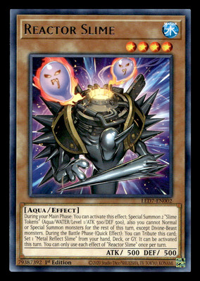 Yugioh Legendary Duelists: Rage of Ra #LED7-EN002 Reactor Slime Rare-image