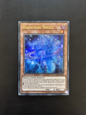 Yu-Gi-Oh! LED6-EN002 Magicians’ Soul (Unlimited) Ultra Rare, NEAR MINT-image