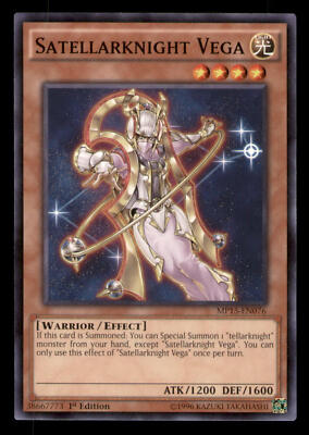 Yugioh Satellarknight Vega #MP15-EN076 2015 Mega-Tins Mega Pack LP-image