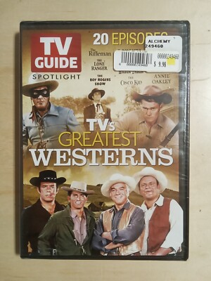 TV Guide Spotlight: TVs Greatest Westerns (DVD, 2015, 2-Disc Set) Brand New-image