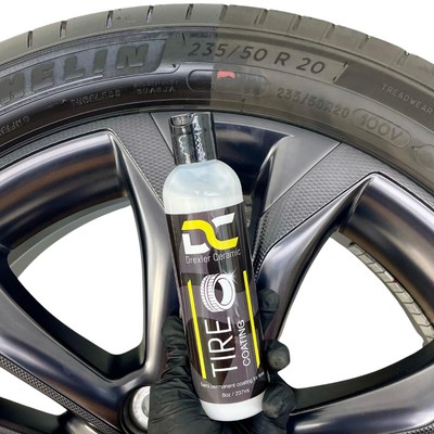 Tire Coating 8oz 237ml Semi Permanent Shine Dressing Water Based Polymer Non-...-image