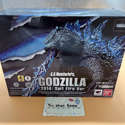 S.H. Monster Arts Godzilla (2014) Spit Fire Ver. Action Figure From Japan-image