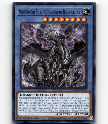 Yugioh Amorphactor Pain, the Imaginati 25th Anniv. Tin: Dueling Heroes Mega Pack-image