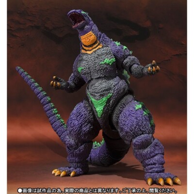 S.H.MonsterArts Godzilla feat.EVA-01 action figure Tamashii Web limited Bandai-image