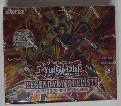 YUGIOH! LEGENDARY DUELIST 10 : SOULBURNING VOLCANO BOOSTER BOX - 1st EDITION-image
