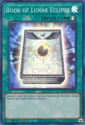 1x Book of Lunar Eclipse - 1st Ed NM Eng YuGiOh - 2022 Mega Tin - Pharoah's Gods-image