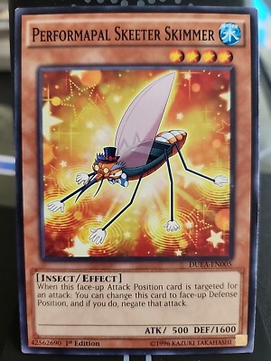 Performapal Skeeter Skimmer - 1st Edition - Yugioh Water Monster - Vintage-image