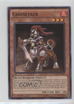 2017 Yu-Gi-Oh! Mega-Tins Mega Pack 1st Edition Caninetaur #MP17-EN165 e6j-image