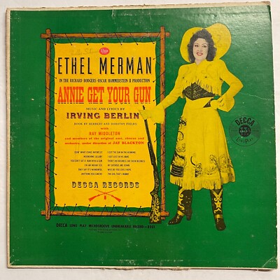 Ethel Merman ‎– Annie Get Your Gun Original Broadway Cast Vinyl, LP 1949 Decca ‎-image