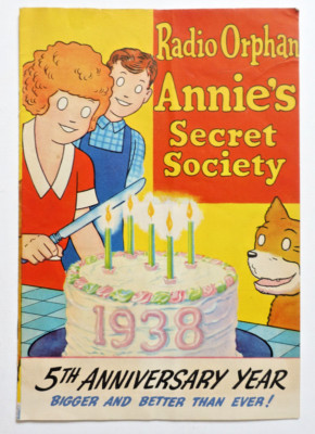 1938 Radio Orphan Annie's Secret Society OVALTINE Signs Signals Codes Book-image