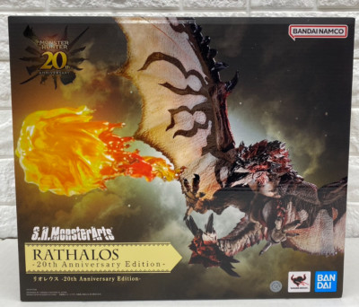 SH MonsterArts Monster Hunter Rathalos 20th Figure S.H.MonsterArts Arts Bandai-image