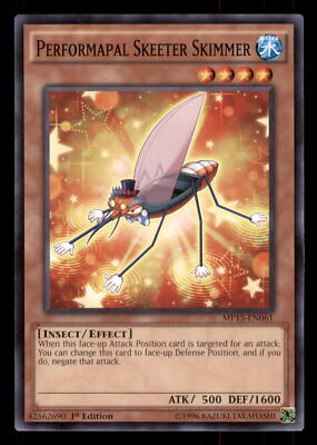 Yugioh Performapal Skeeter Skimmer #MP15-EN061 2015 Mega-Tins Mega Pack LP-image