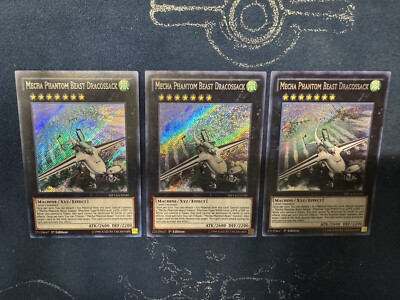Mecha Phantom Beast Dracossack MP14 1st SECRET RARE X3-image