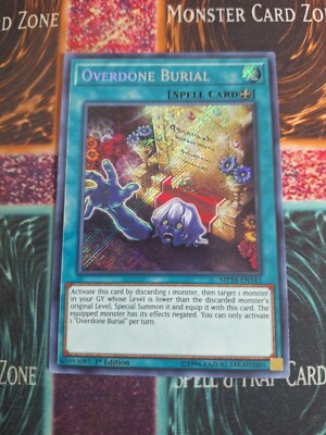 Yu-Gi-Oh! Overdone Burial MP18-EN143 Secret Rare 1st Edition Near Mint-image