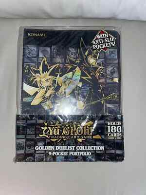 YuGiOh Golden Duelist 9-Pocket Portfolio Binder (Brand New)-image