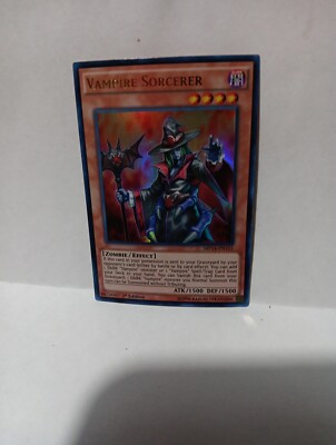 YUGIOH Vampire Sorcerer, MP14-EN151, Ultra Rare, 1st Edition-image