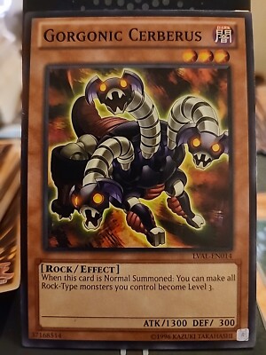 Gorgonic Cerberus - Yugioh Dark Monster - Vintage-image