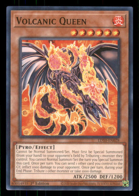 Yugioh Volcanic Queen #LD10-EN028 Legendary Duelists: Soulburning Volcano LP-image