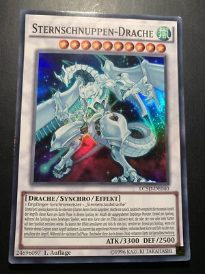 Yugioh! Shooting Star Dragon Super Rare - LC5D-EN040 1st Edition - German #1-image